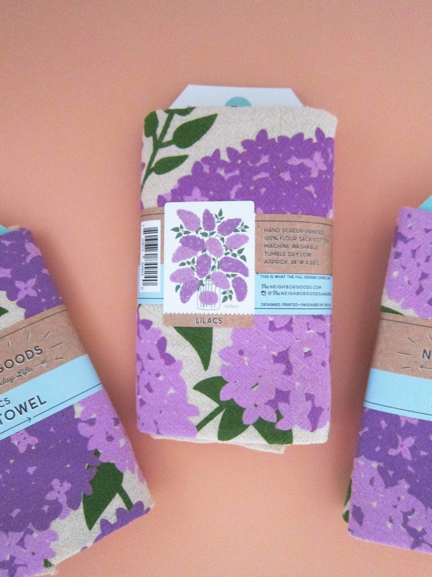 Lilac Tea Towel