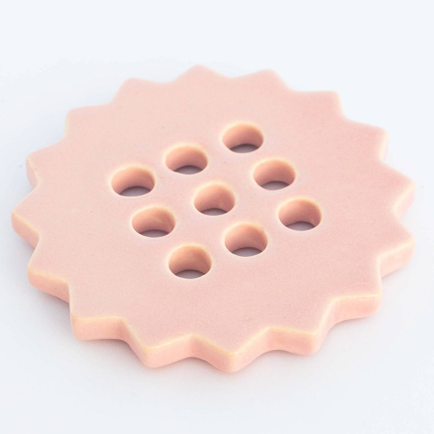 Sunshine Flower Frog | Pink | Ceramic Lid