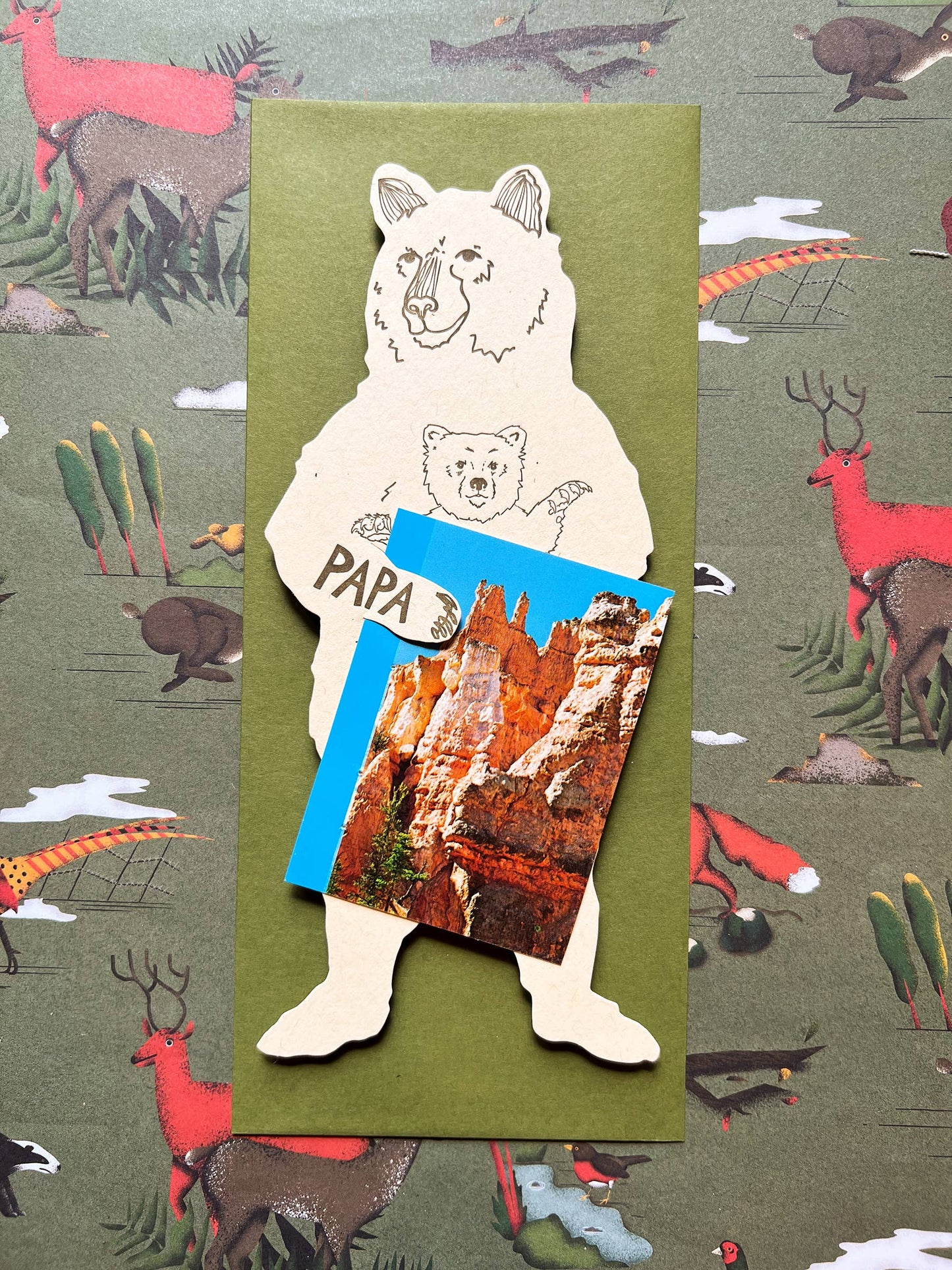Papa bear gift card