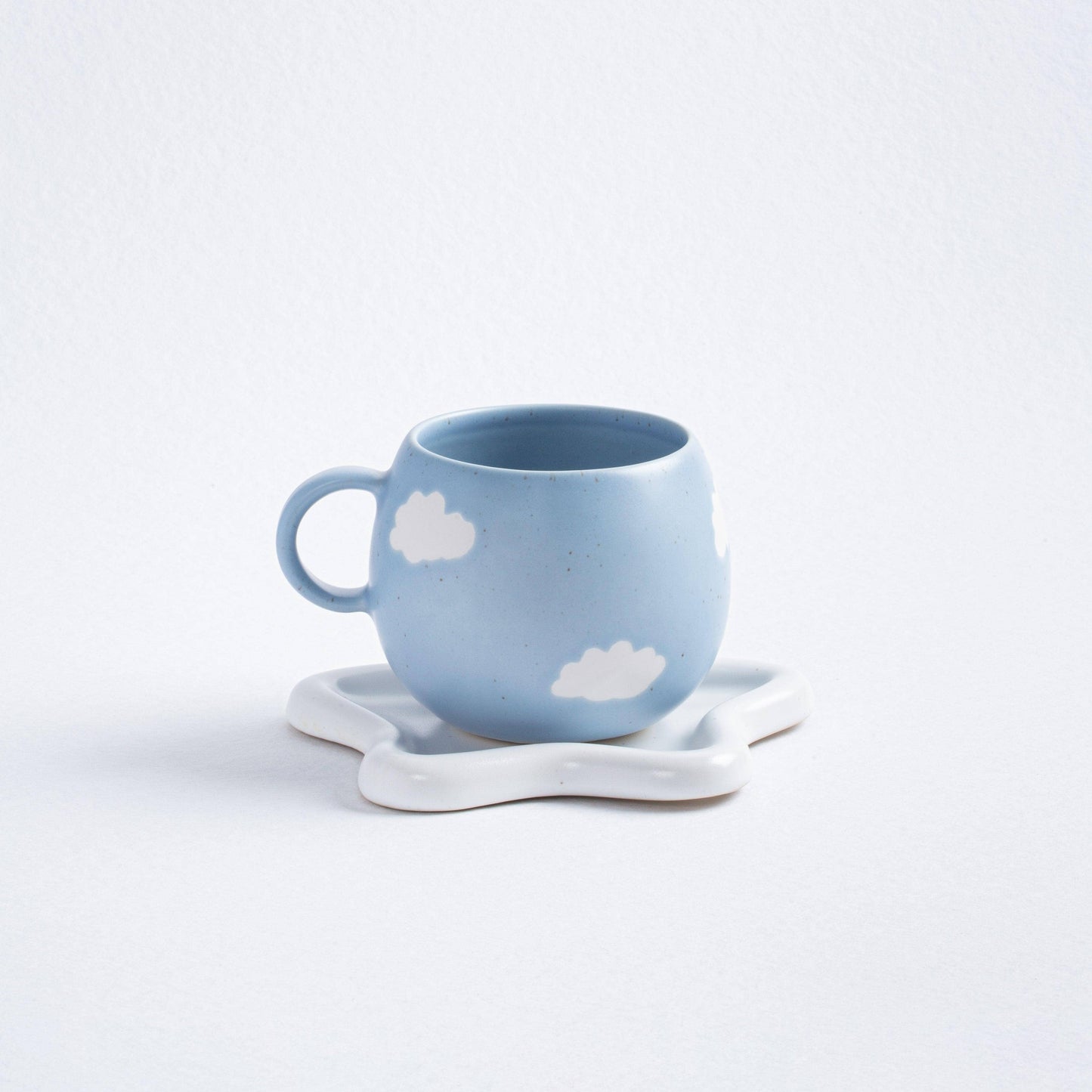 Blue Ball Mug 17oz / 500ml stoneware ceramic — Cloud Collection