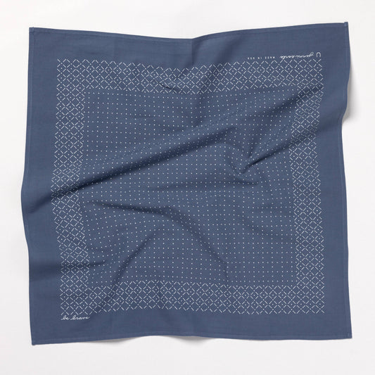 Heritage cotton bandana - “Be Brave” – Made in USA