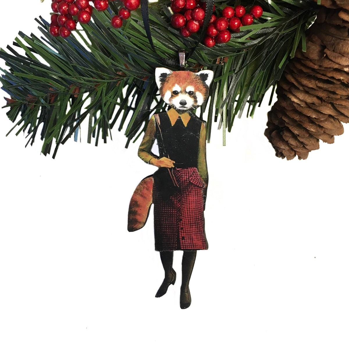 Red Panda Christmas Ornament