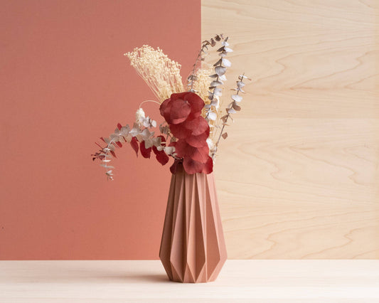 Origami Vase - Perfect for dried flowers