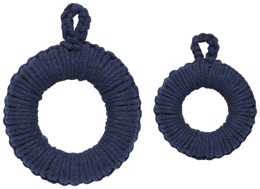 Midnight Blue Orb Trivets Set of 2